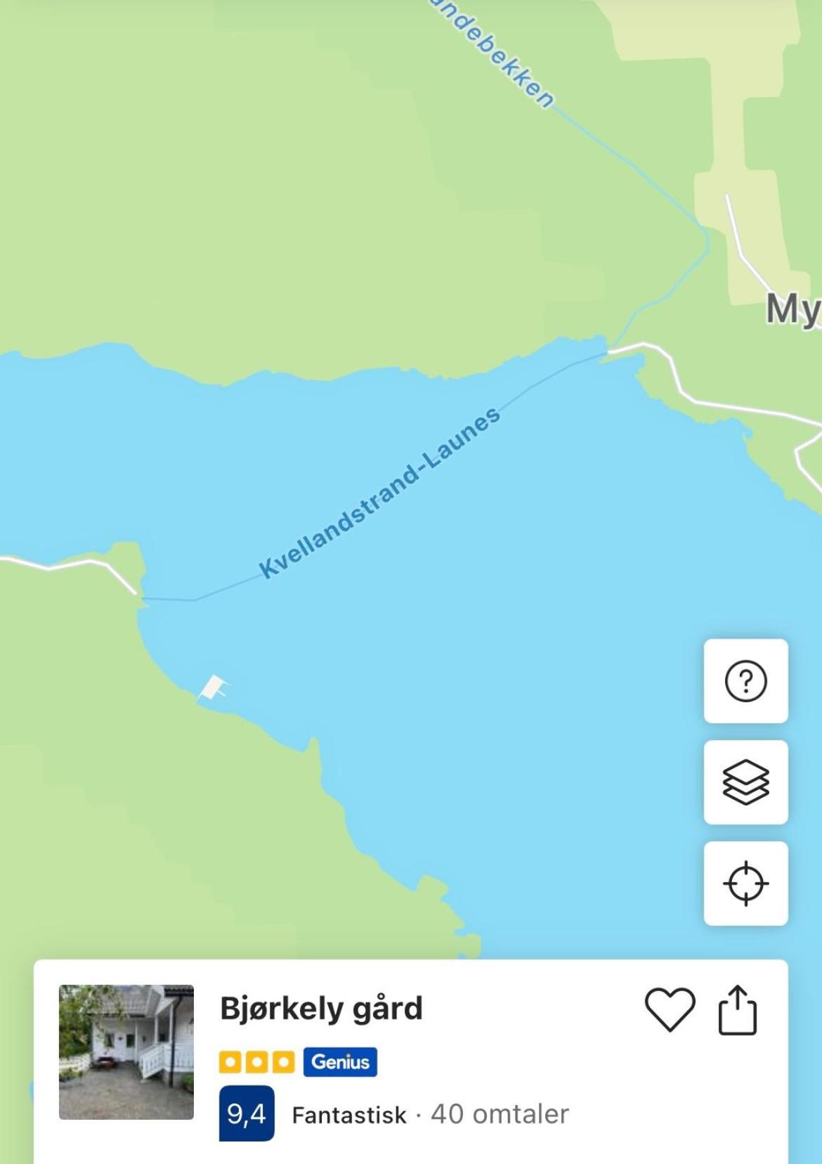 Bjorkely Gard Lägenhet Rasvag Exteriör bild